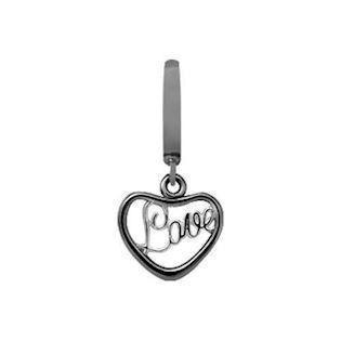 610-B16 , Heart Love Charm from Christina Design London
